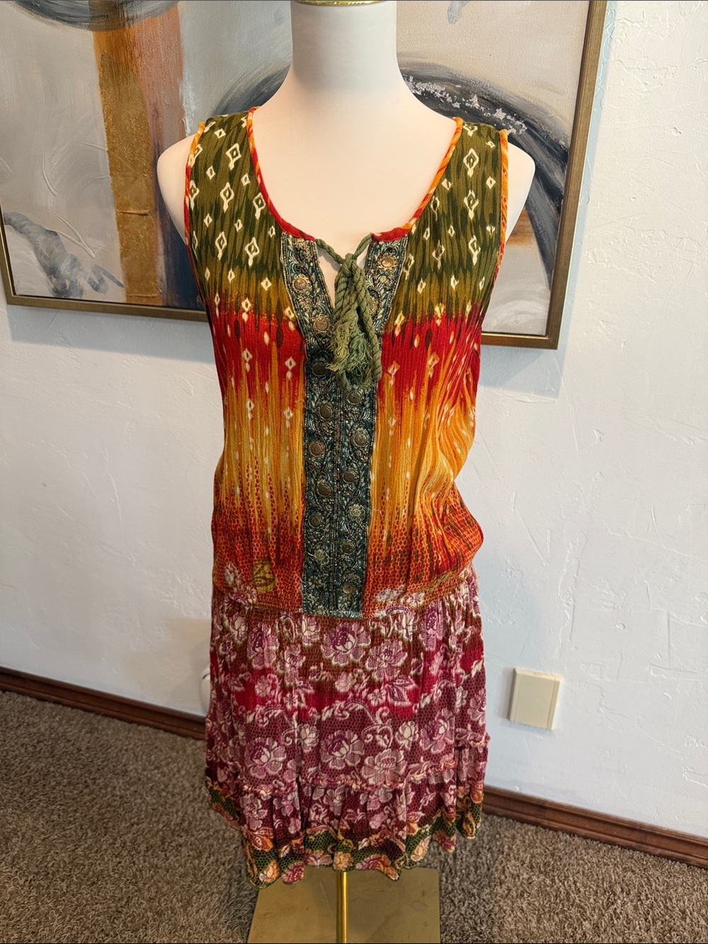 Biia drop waist made in India dress